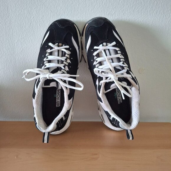 Skechers D'Lites Memory Foam - Black & White - Women's Sz 9.5 - Picture 8 of 8